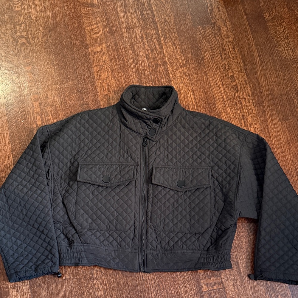Zara Black Quilted Jacket